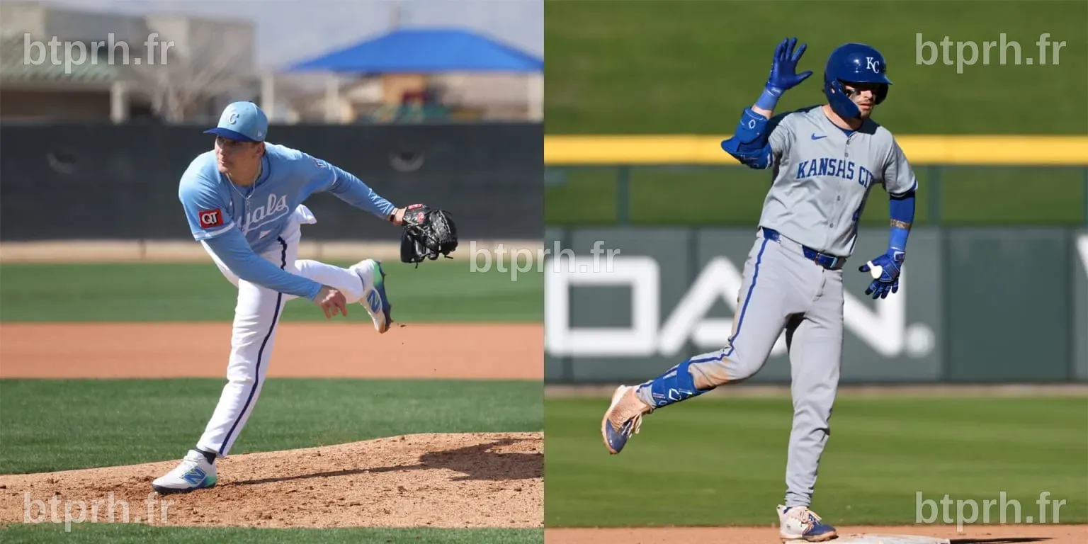 Ben Kudrna, Carter Jensen bullpen at Royals camp