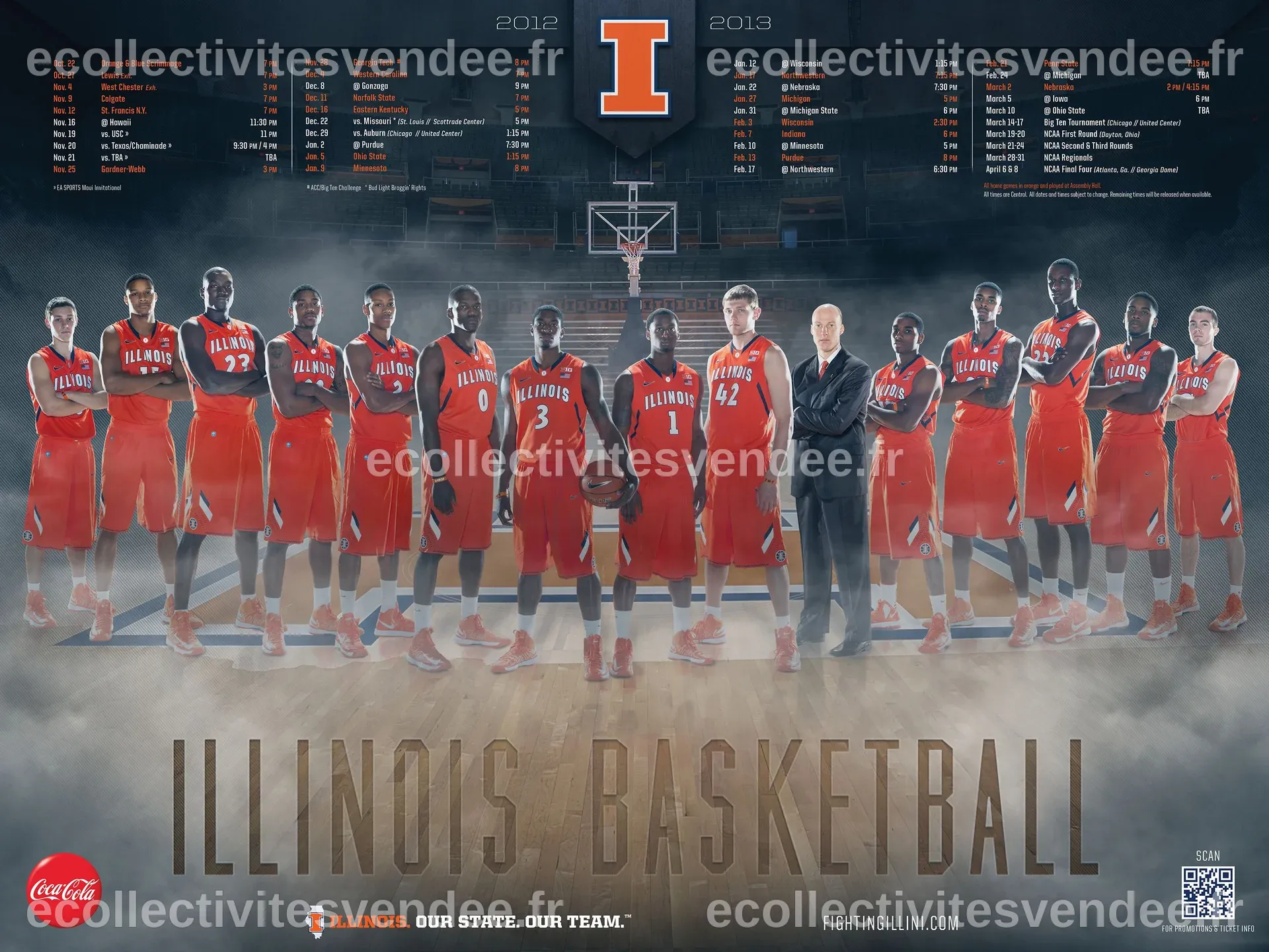 The 2012-13 University of Illinois men's basketball season schedule ...