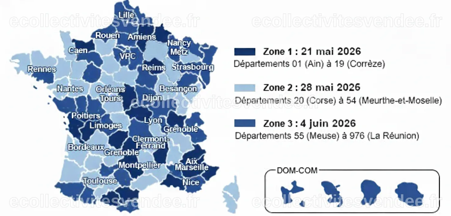 Le calendrier fiscal 2026