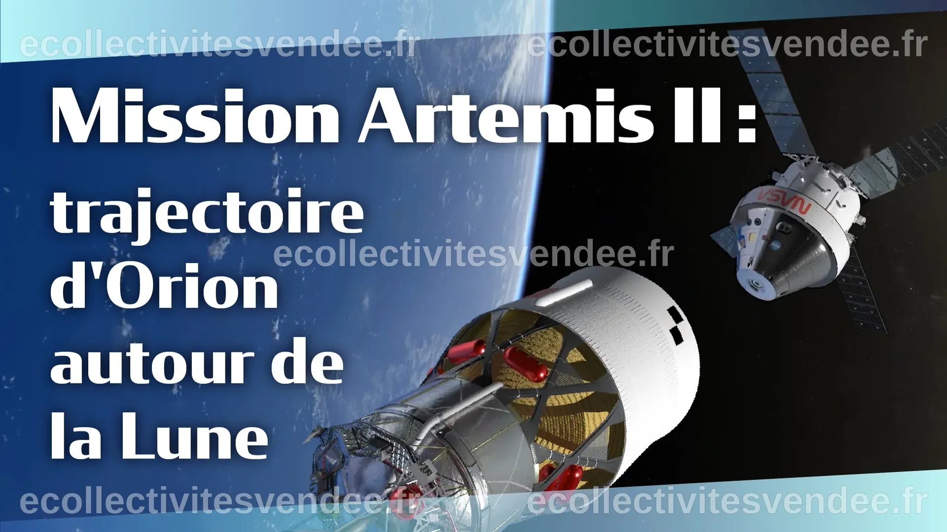 Artemis II : trajectoire d'Orion et de son équipage autour de la Lune ...