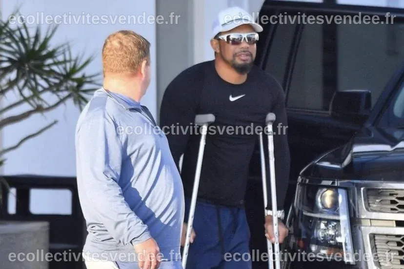 Tiger Woods réapparaît pour la première fois en public depuis son ...