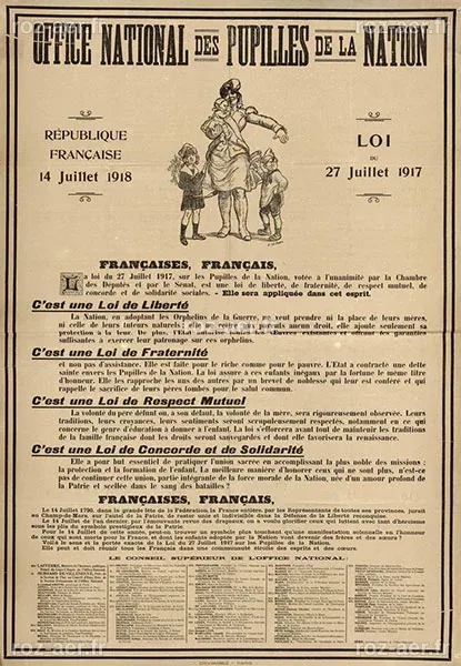 Les Pupilles de la Nation - Un héritage de la Grande Guerre - Herodote.net