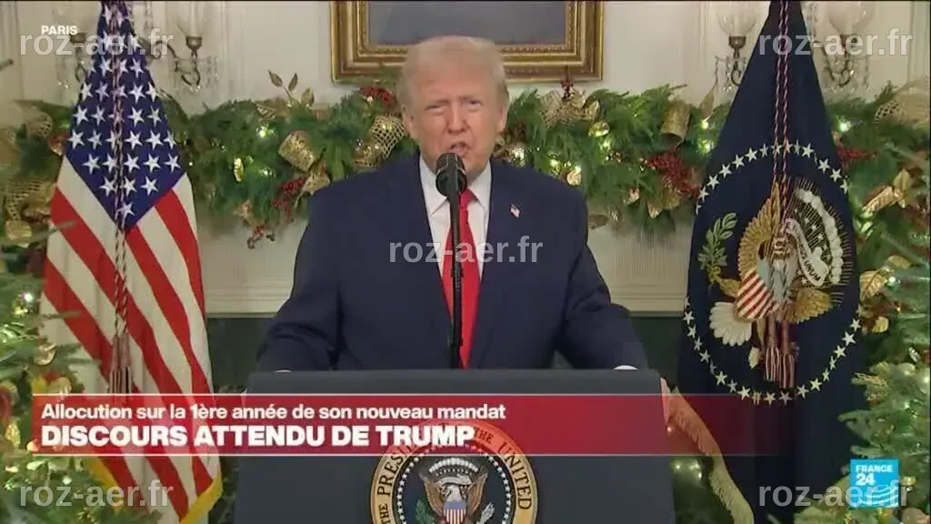 Donald Trump s'adresse à la nation, retrouvez son discours - France 24