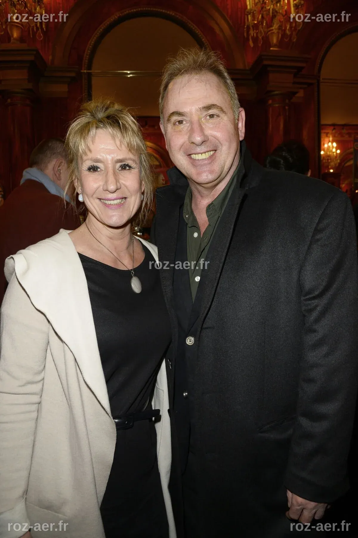 Photo : Philippe Risoli et sa femme Anne au Théâtre des Variétés à ...