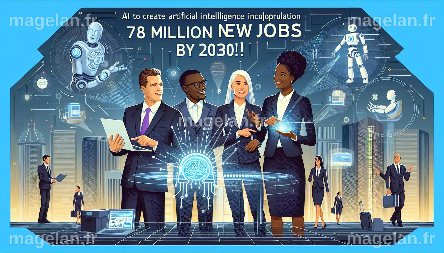 L'avenir du travail : 78 millions d'emplois créés grâce à l'IA d'ici 2030