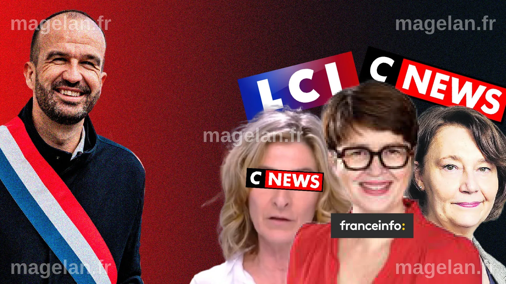 Manuel Bompard recadre les éditorialistes de France Info, racisme sur ...