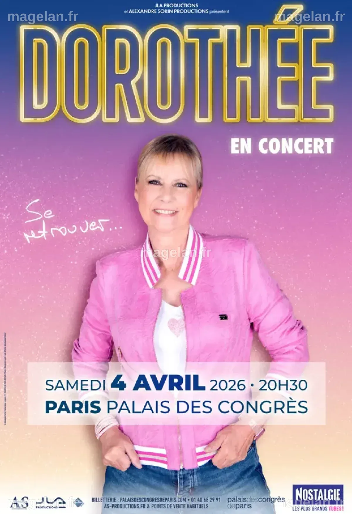 Dorothée annonce son grand retour sur scène pour avril 2026 - Stéphane ...