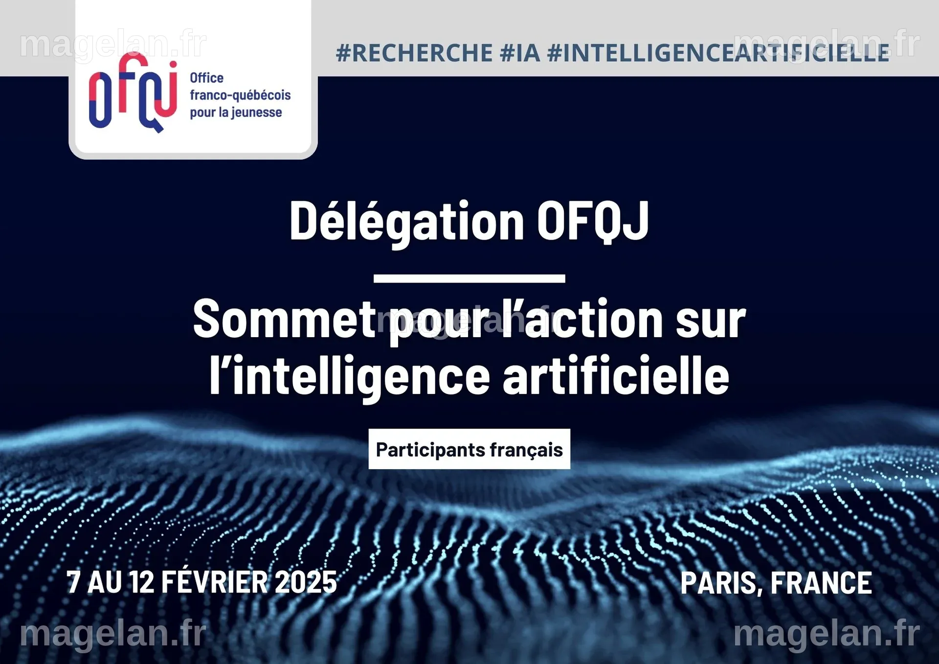 Sommet pour l'action sur l’intelligence artificielle 2025 - OFQJ France