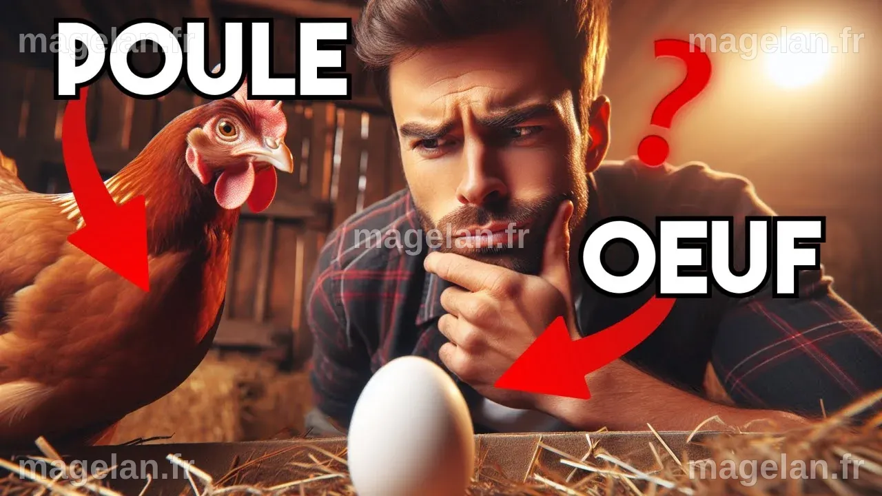 Qui est arrivé avant... L'oeuf ou la poule ? On résout cette énigme ...