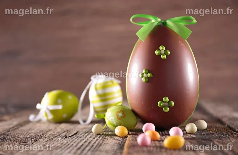 Œufs de Pâques en chocolat - Aux Arts de la Table