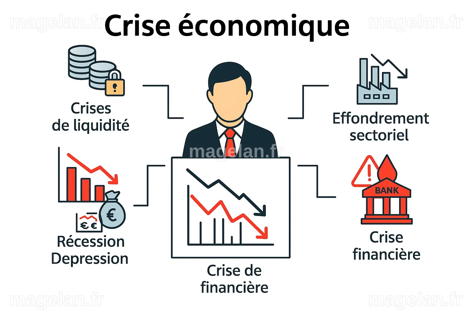 Crise économique : comprendre, anticiper et réagir efficacement