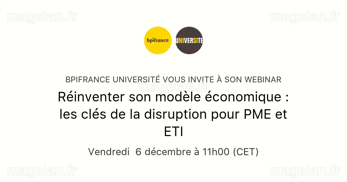 Réinventer son modèle économique : les clés de la disruption pour PME ...