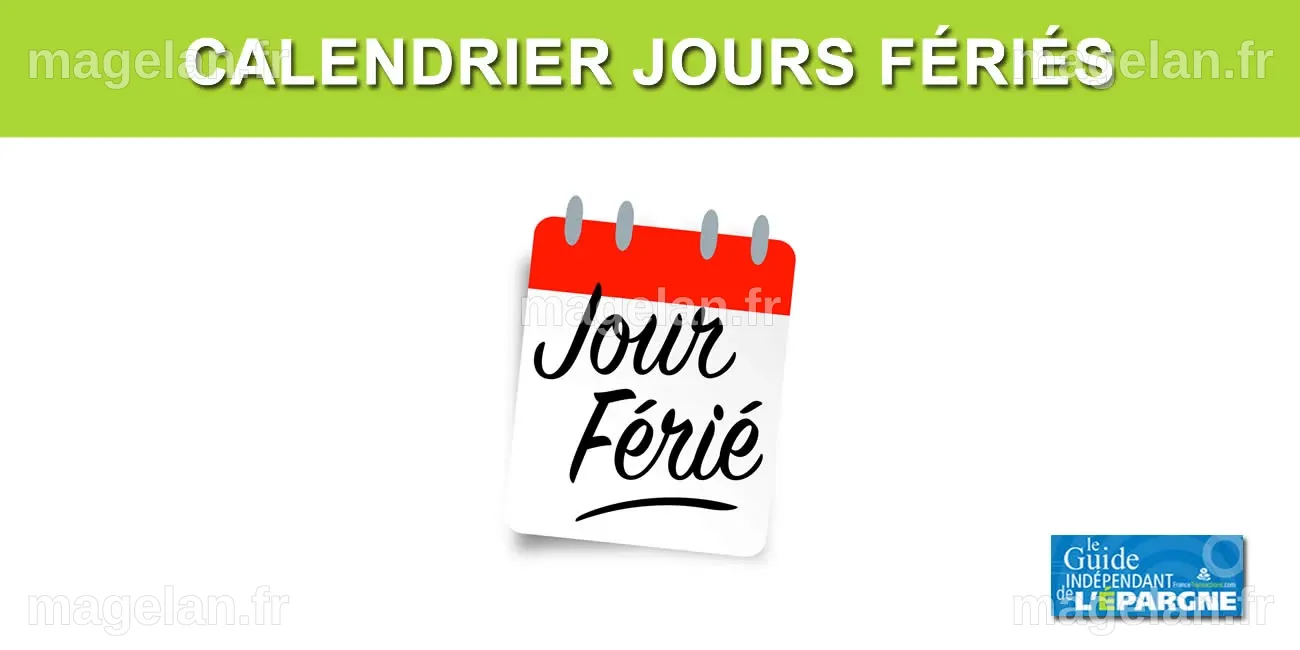 Calendrier bancaire 2026 : jours de fermeture des banques et des places ...