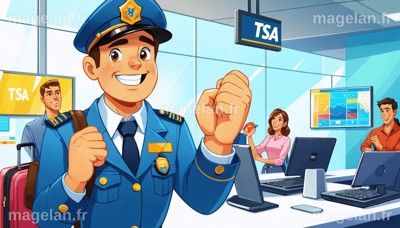 Que révèle le frottement des mains par un agent de la TSA