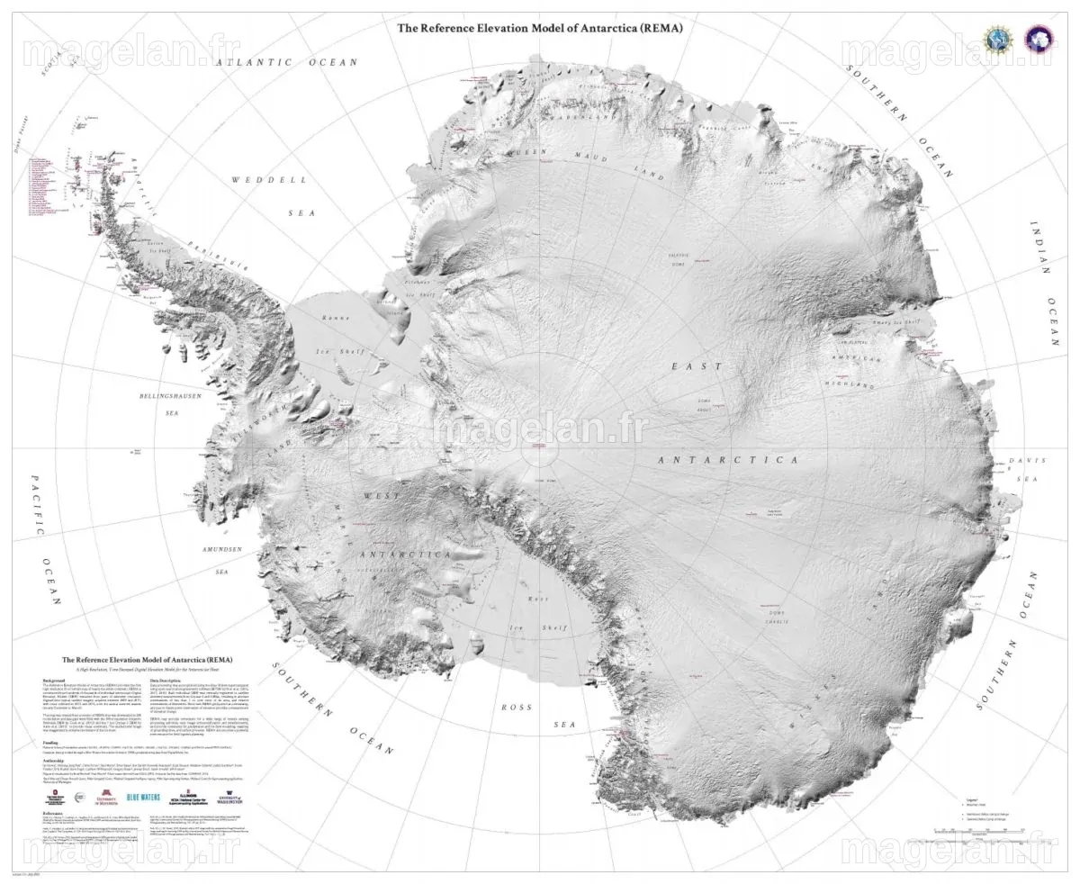 L'Antarctique devient le continent le mieux cartographié du monde