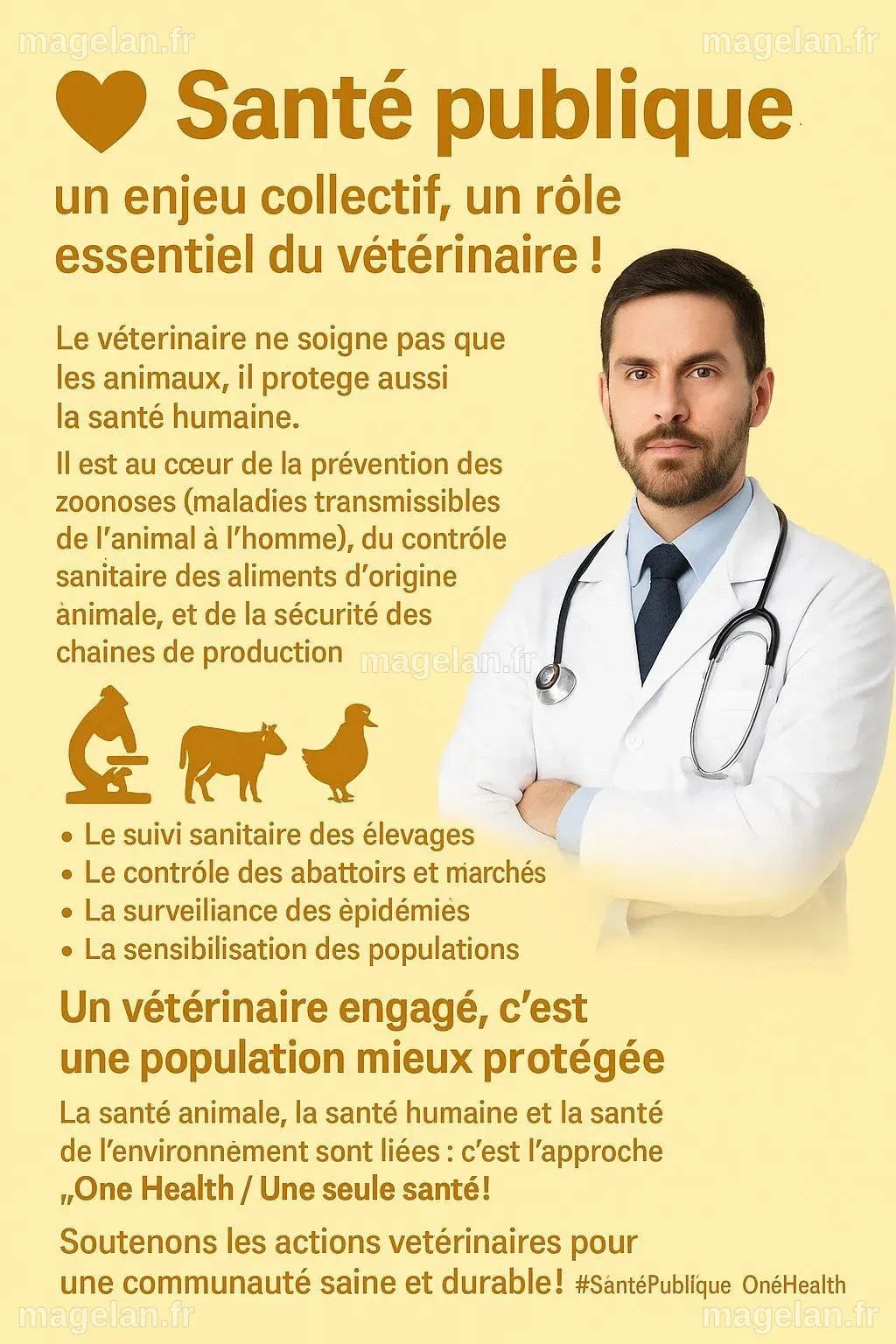 Santé publique : un enjeu collectif, un rôle essentiel du vétérinaire ...