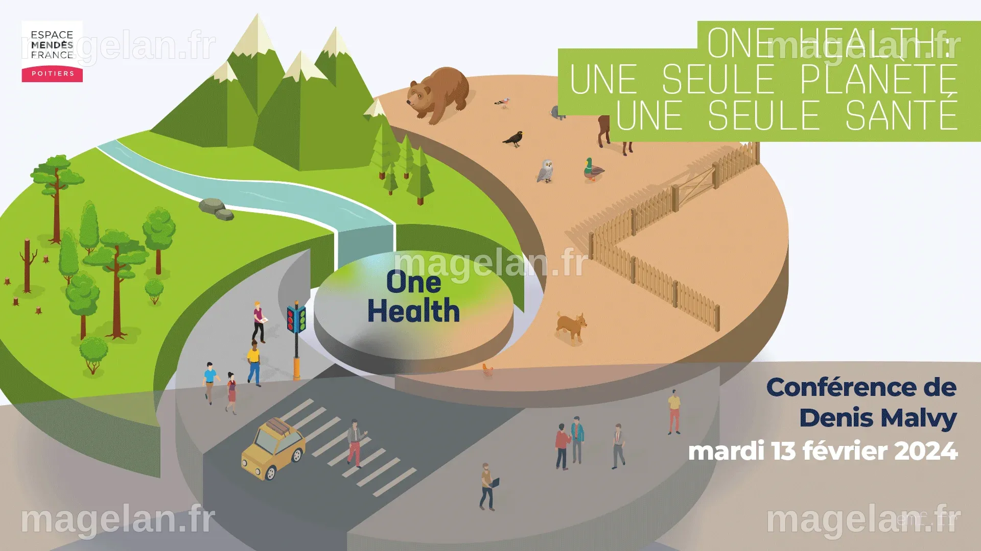 One health : une seule planète, une seule santé - Espace Mendès France