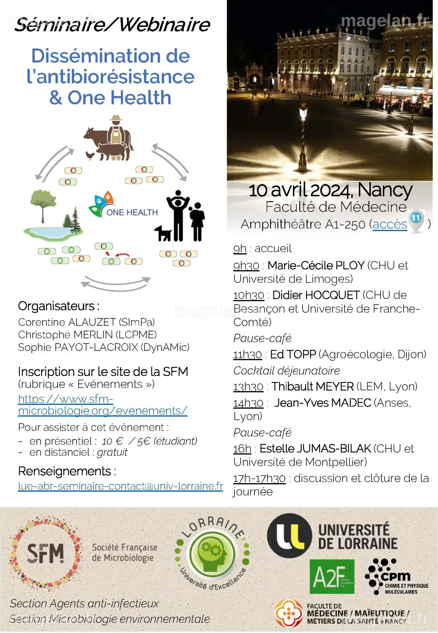 Dissémination de l’antibiorésistance & One Health - Société Française ...