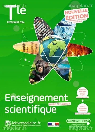Achetez votre manuel numérique Enseignement scientifique Tle édition ...