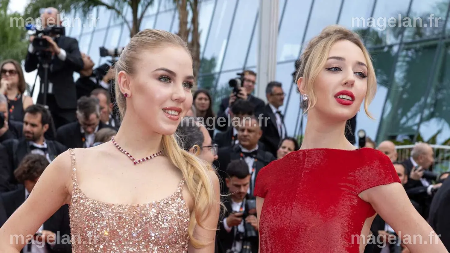 Les Princesses Maria Carolina De Bourbon Des Deux-Siciles Et Maria ...