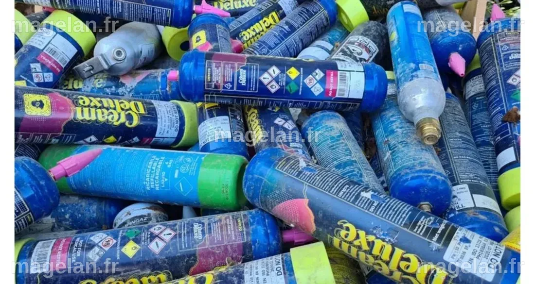 EVASION - Dreux : les policiers détruisent 200 bonbonnes de protoxyde d ...