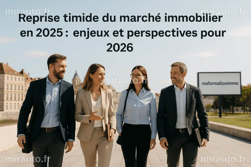 Amélioration Timide du Marché Immobilier en 2025
