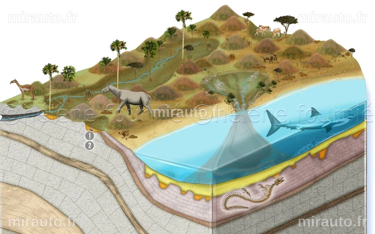 Découverte d'un Mosasaure Gigantesque de 66 Millions d'Années près de Khouribga