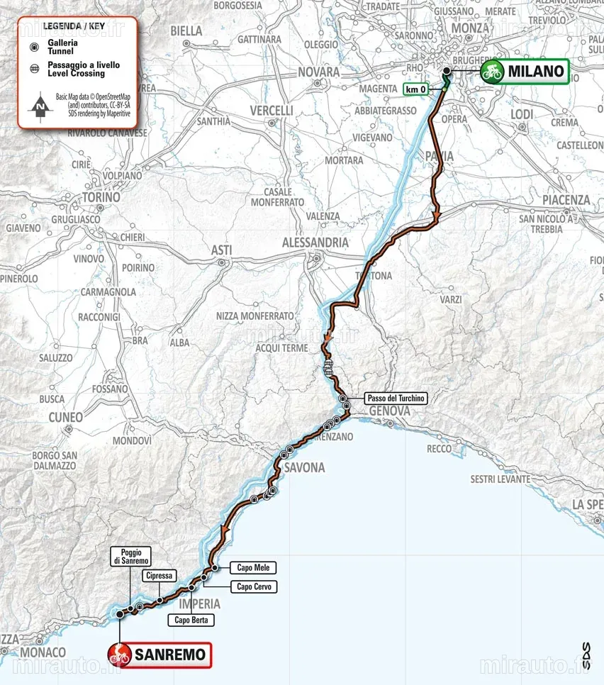 Milan-San Remo : Quatre scénarios pour des attaques décisives dans la Cipressa et le Poggio