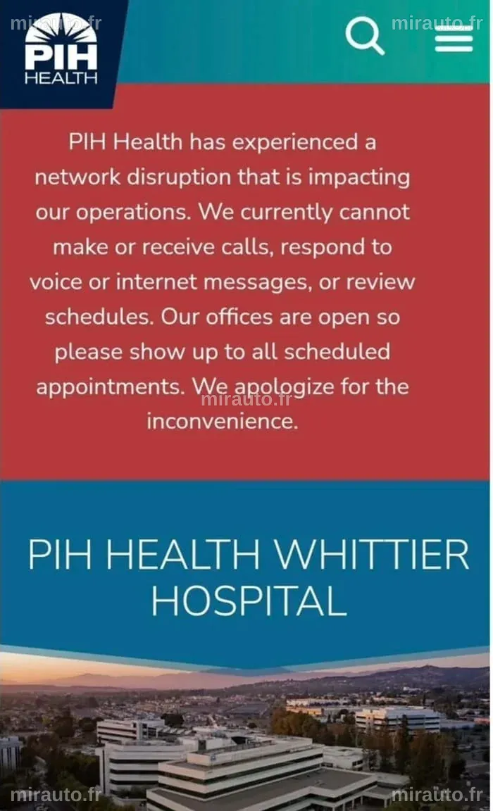 PIH Health confronté à un incident de sécurité des données touchant certains utilisateurs