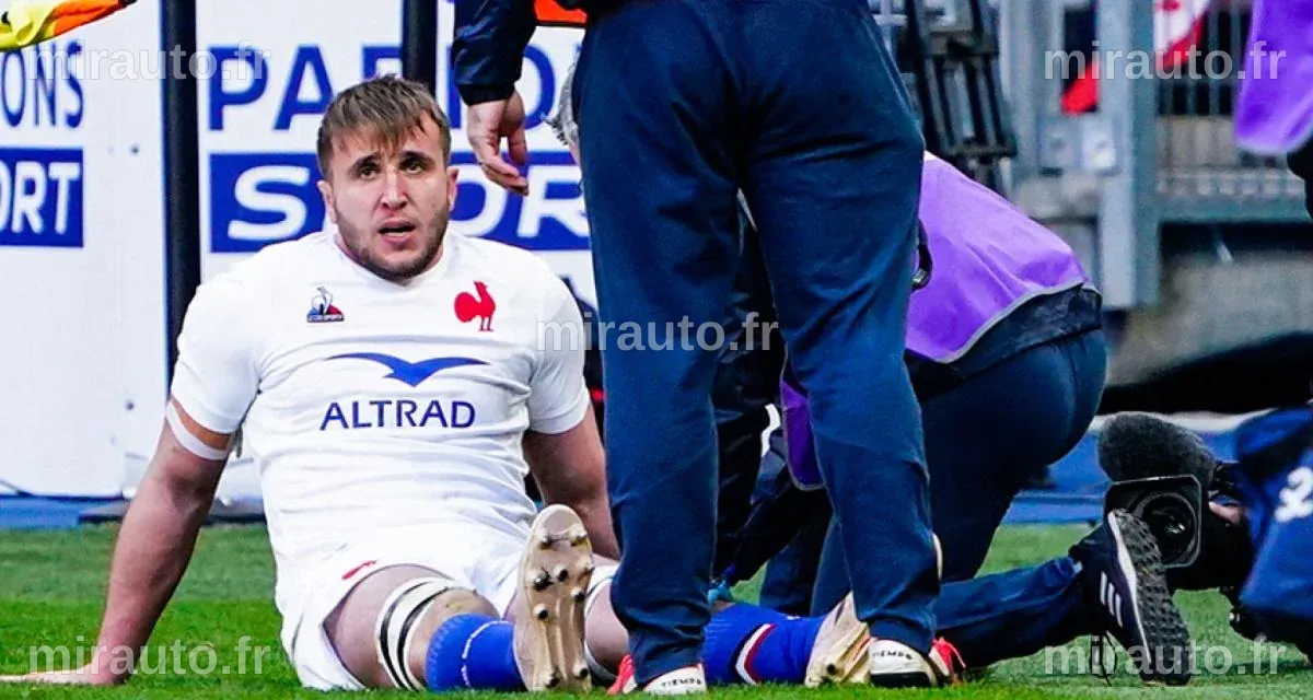 XV de France : Anthony Jelonch déclaré forfait, Temo Matiu prendra sa place contre l'Angleterre