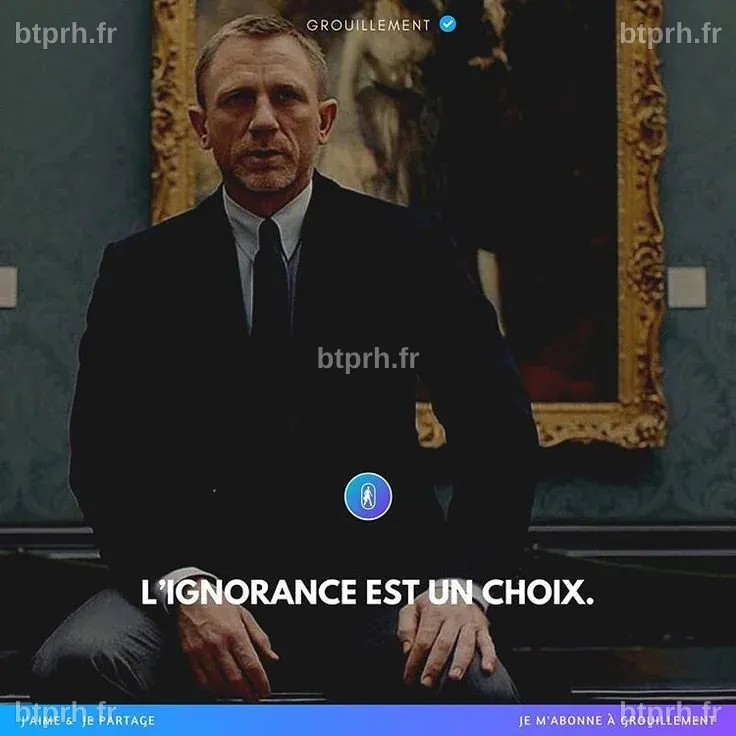 L’IGNORANCE EST UN CHOIX