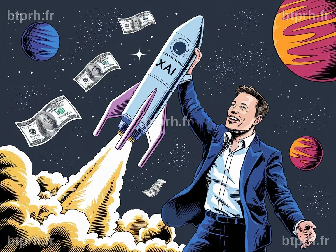 La Startup xAI d’Elon Musk Lève 6 Milliards de Dollars pour ses ...