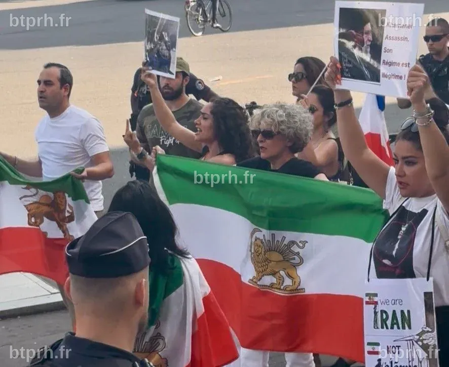 Guerre en Iran : confrontation à Paris entre partisans et opposants au ...