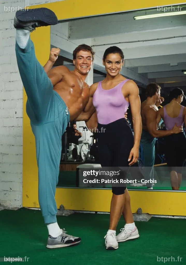 Martial arts actor Jean-Claude Van Damme and wife Gladys Portugues at ...