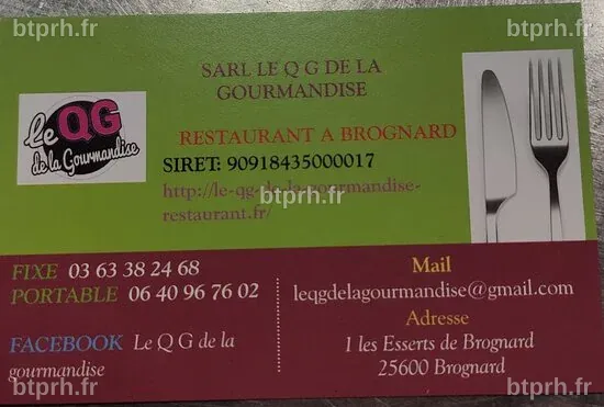 LE QG DE LA GOURMANDISE, Brognard - Fotos, Número de Teléfono y ...
