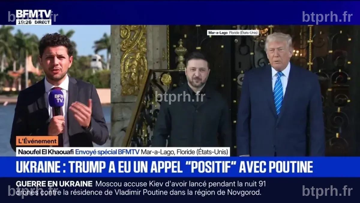 Plan de paix pour l'Ukraine: Donald Trump indique qu'il a eu un appel ...