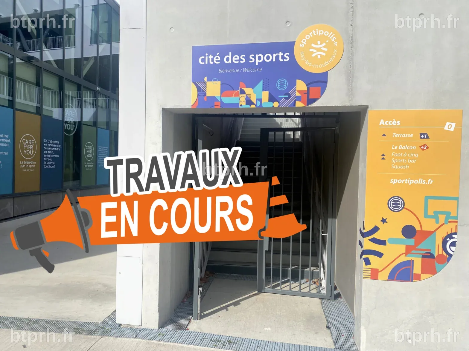 Début des travaux pour le nouveau Sports bar ! - Sportipolis