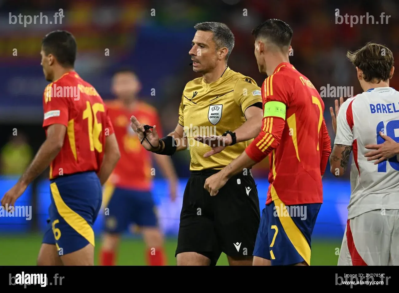 Slavko Vincic (Referee) during the UEFA Euro Germany 2024 match between ...