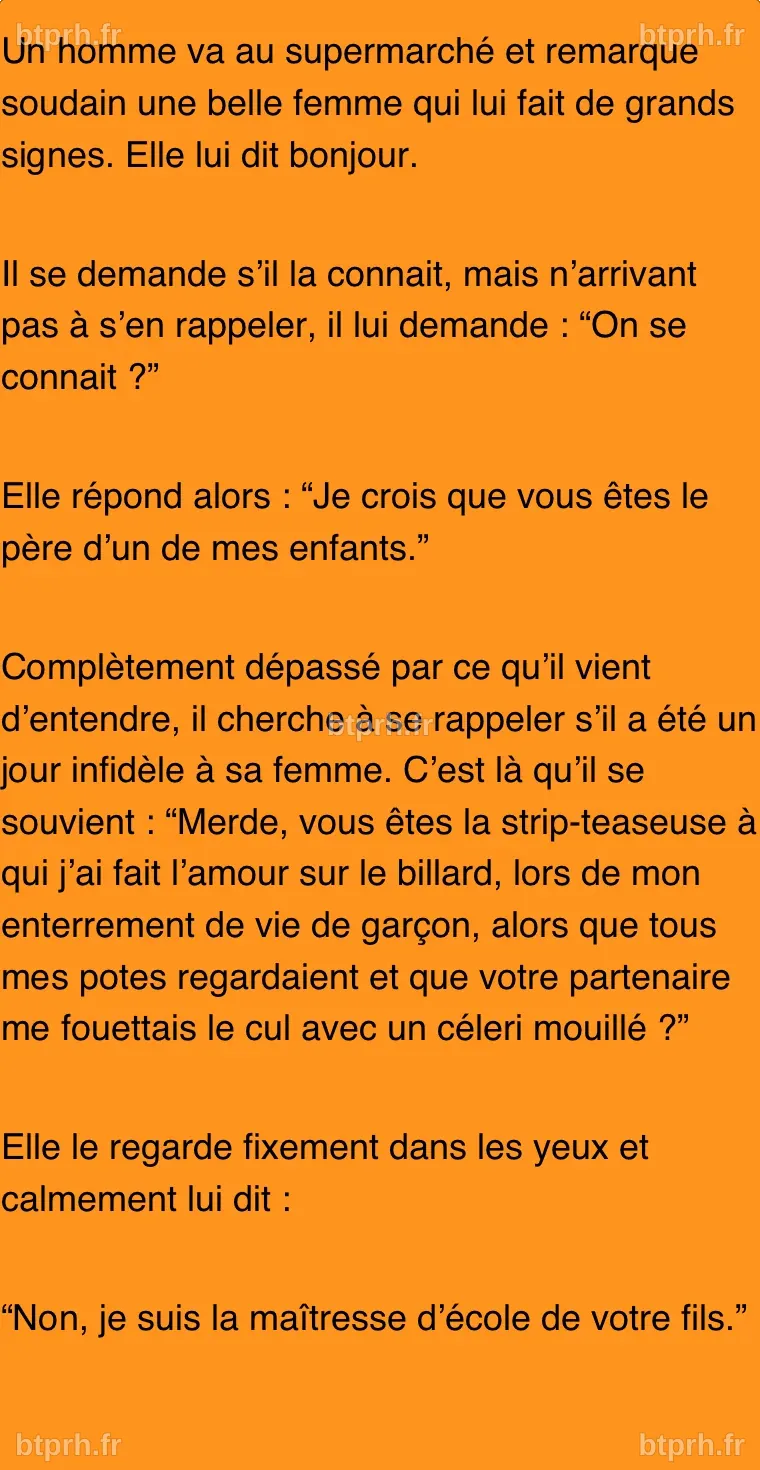 Il parle à une inconnue qu’il prend pour une strip-teaseuse, mais la ...