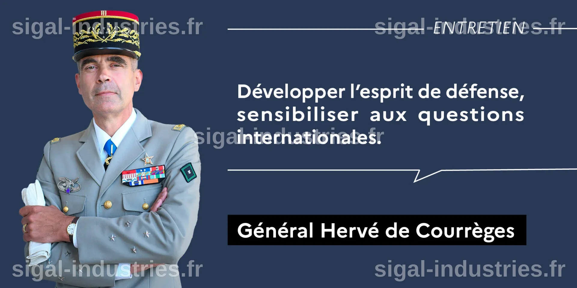 Général de Courrèges : "Une nation dépourvue de souveraineté ne trouve plus sa place à la table des négociations"