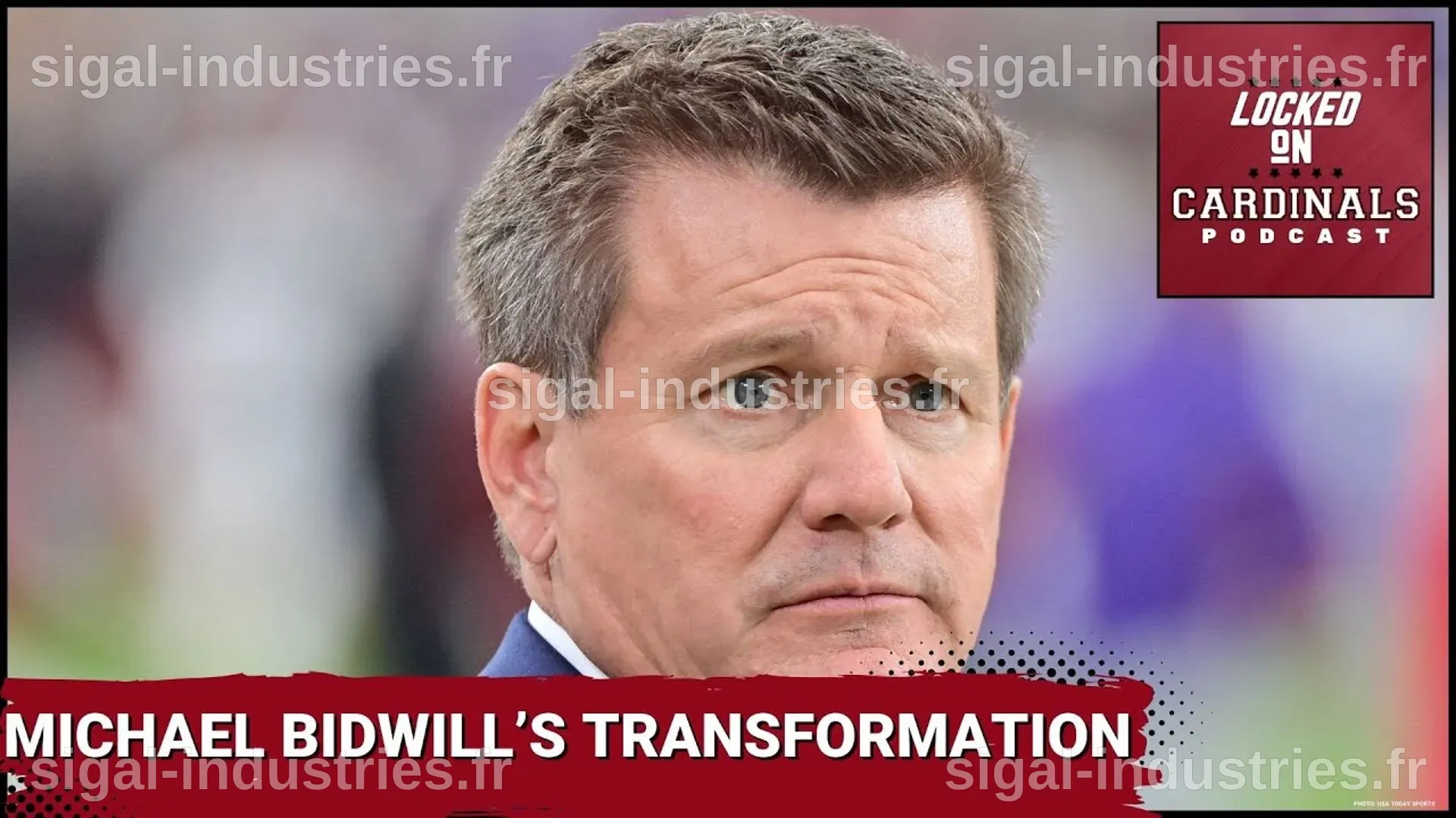 Le propriétaire des Arizona Cardinals, Michael Bidwill, réagit vivement à une question d'un journaliste