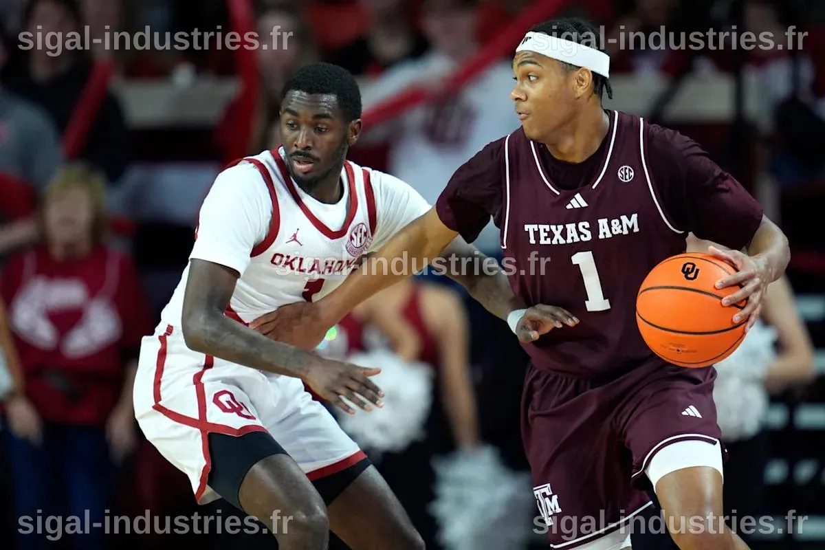 Texas A&M s'impose face à Oklahoma avec une victoire de 75-71