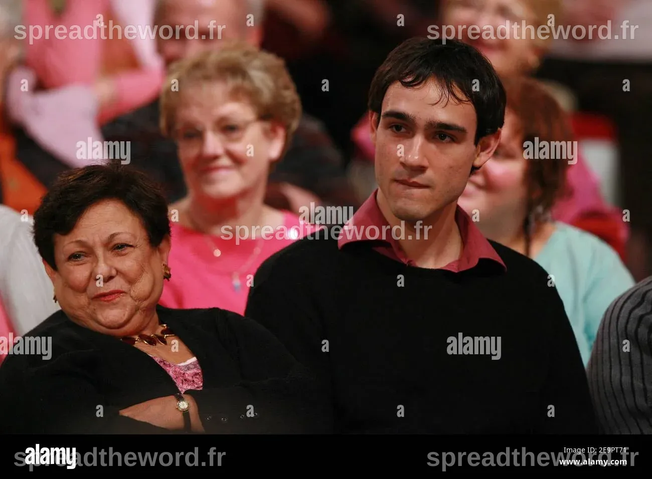 Olivier Bourdon, Fils de Didier Bourdon lors de l'enregistrement de l ...