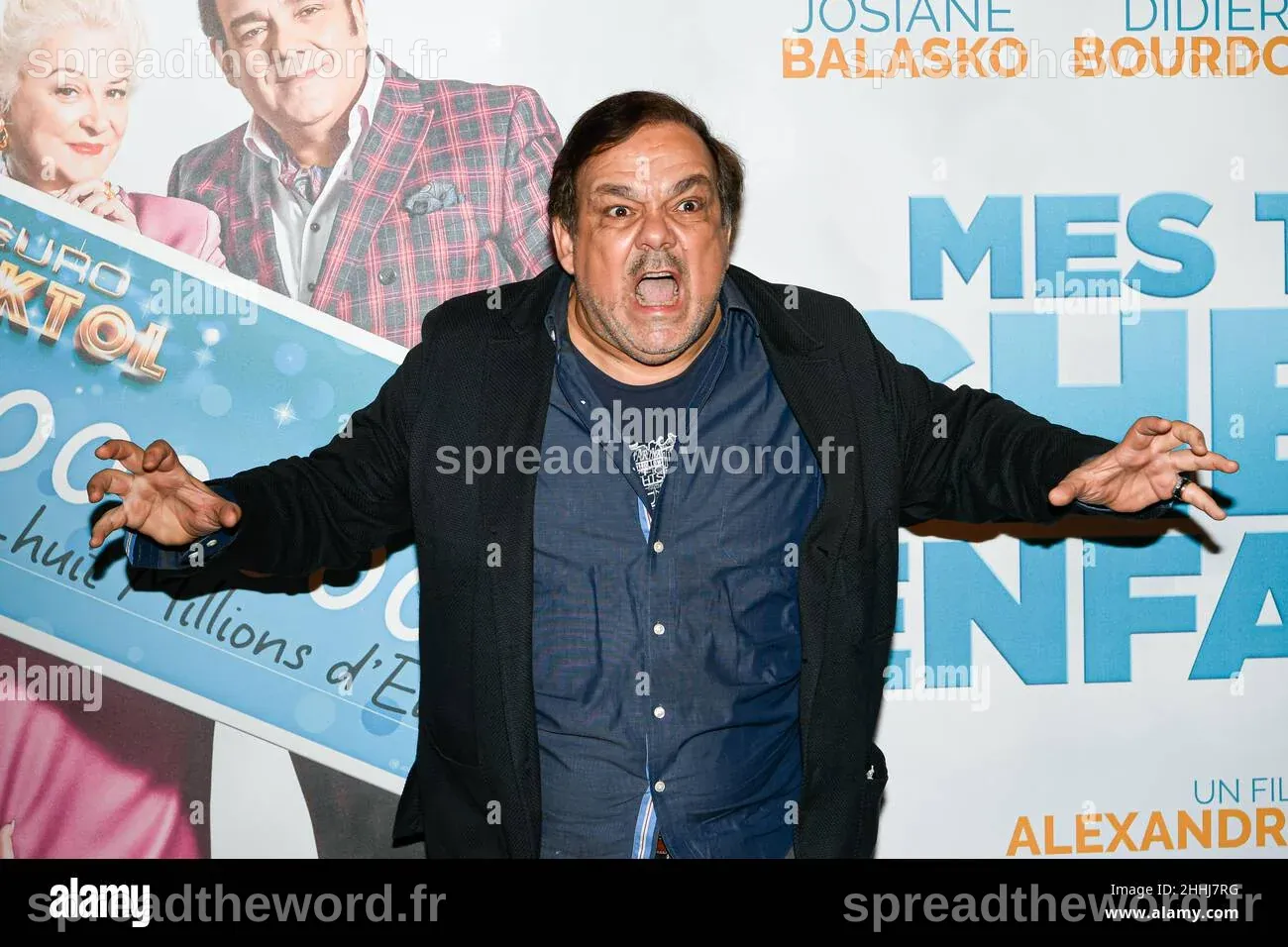 Didier Bourdon attends the photocall for the premiere of 