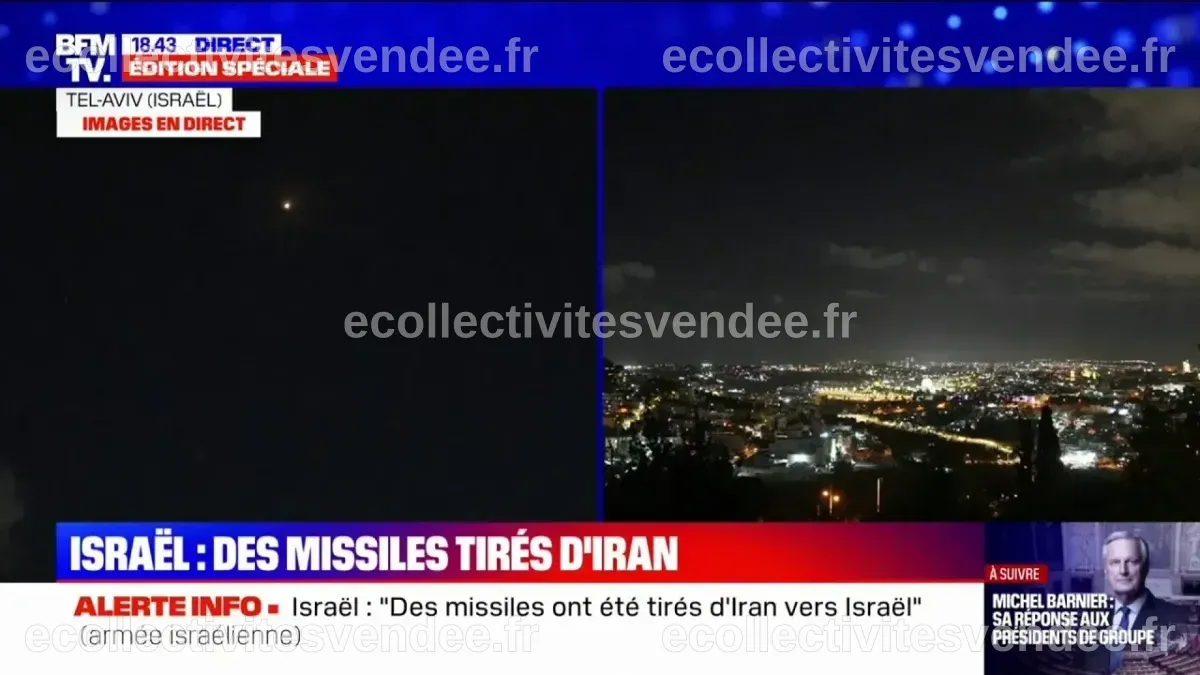 Des missiles iraniens lancés sur Israël