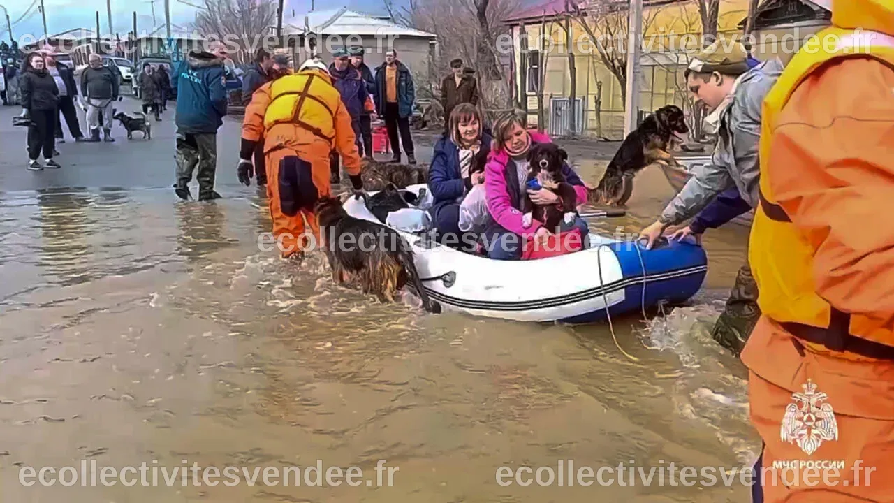 Rupture partielle d'un barrage en Russie: des milliers de personnes ...