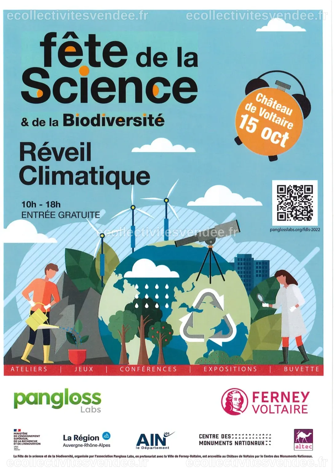 Fête de la science 2022 Ferney-Voltaire - Association ECLAT