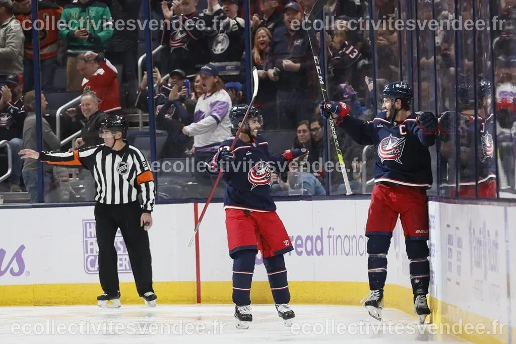 Gavrikov donne la victoire aux Blue Jackets en prolongation, face aux ...