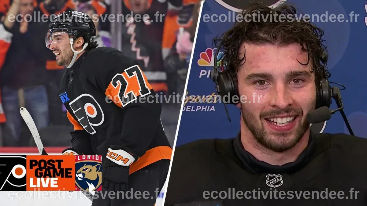 Flyers’ Noah Cates all smiles after game-winning goal – NBC Sports ...