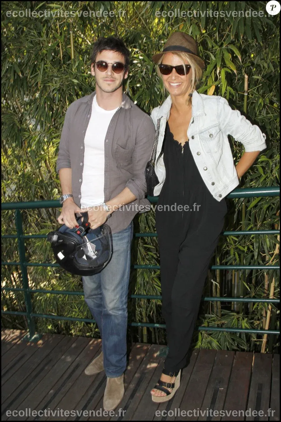 Gaspard Ulliel et Jordane Crantelle à Roland-Garros en 2011. - Purepeople